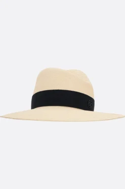 Accessori Da Indossare>MAISON MICHEL cappello fedora Virginie in paglia Blu