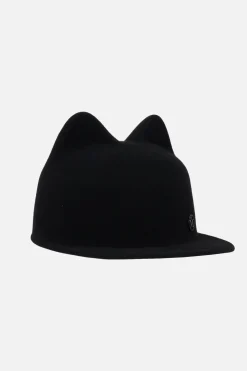 Accessori Da Indossare>MAISON MICHEL cappello Jamie in feltro di lana Nero