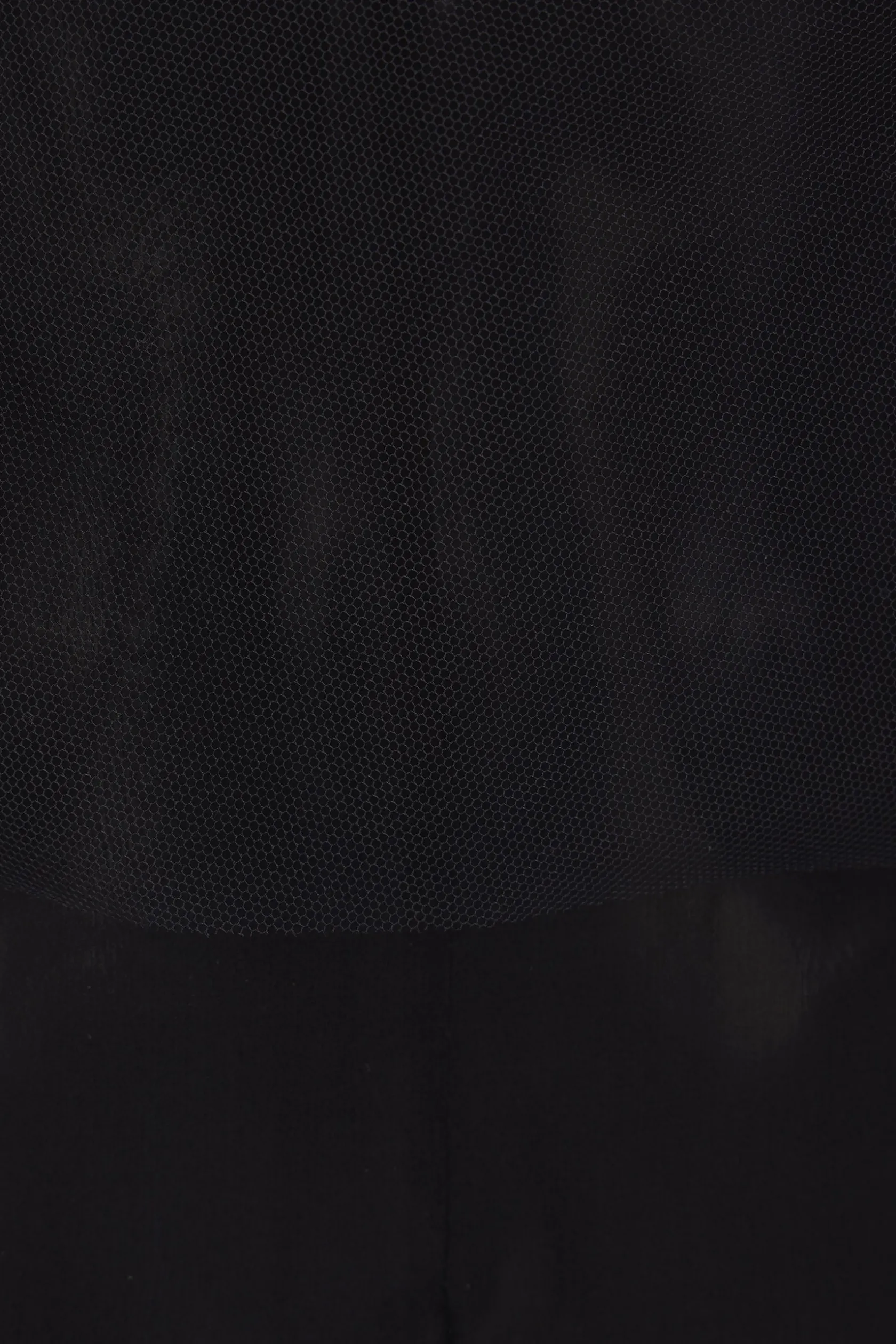 Capispalla>RICK OWENS cappotto Fogpocket Neue in chiffon e tulle Nero