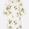 Capispalla>UNDERCOVER cappotto in canvas stampa limoni Bianco