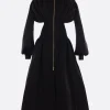 Capispalla>DURAN LANTINK cappotto in jersey e maglia con cappuccio Nero