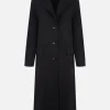 Capispalla>10 CORSO COMO cappotto monopetto in lana Nero