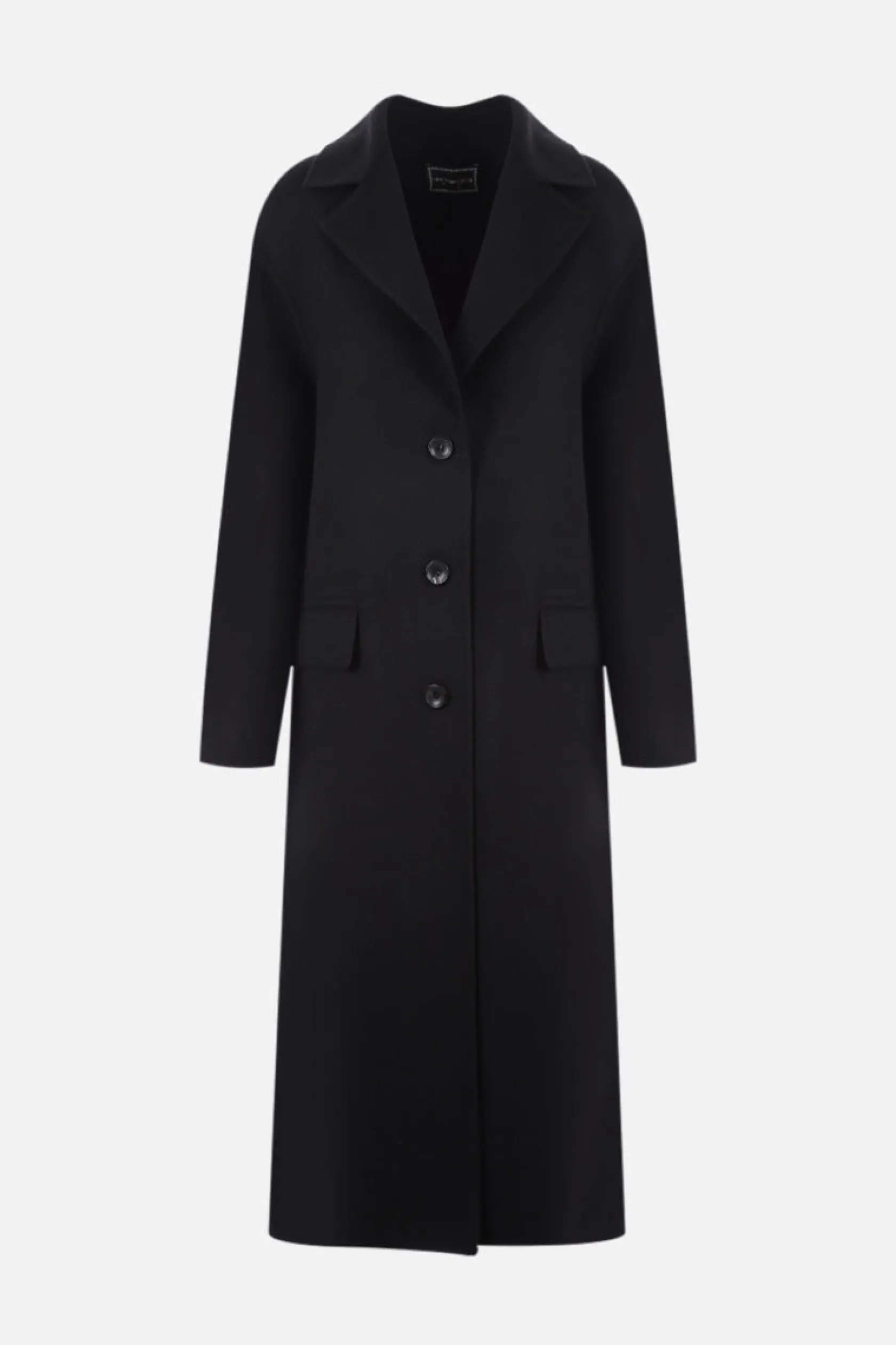 Capispalla>10 CORSO COMO cappotto monopetto in lana Nero