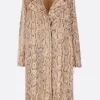 Capispalla>DRIES VAN NOTEN cappotto Ricca in cotone con paillettes Neutro