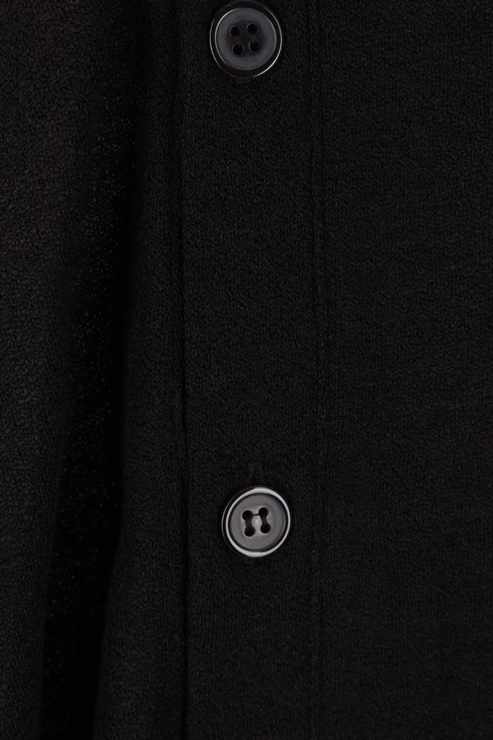 Topwear>YOHJI YAMAMOTO cardigan asimmetrico in lana e seta Nero