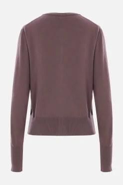 Topwear>VIVIENNE WESTWOOD cardigan Bea in cotone e cashmere Marrone
