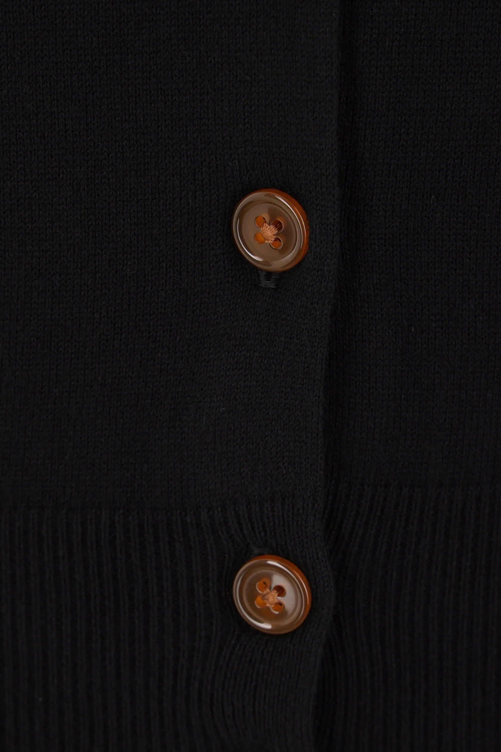 Topwear>VIVIENNE WESTWOOD cardigan Bea in cotone e cashmere Nero