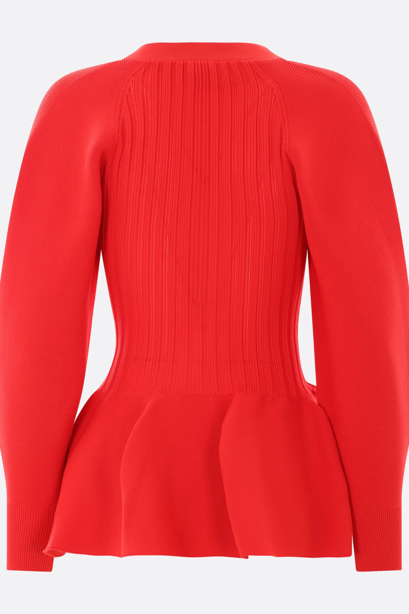 Topwear>CFCL cardigan Pottery in maglia stretch Rosso