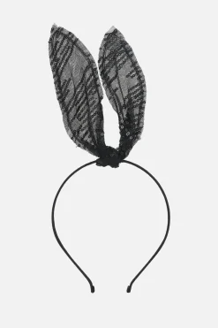Accessori Da Indossare>MAISON MICHEL cerchietto Heidi Rabbit Nero