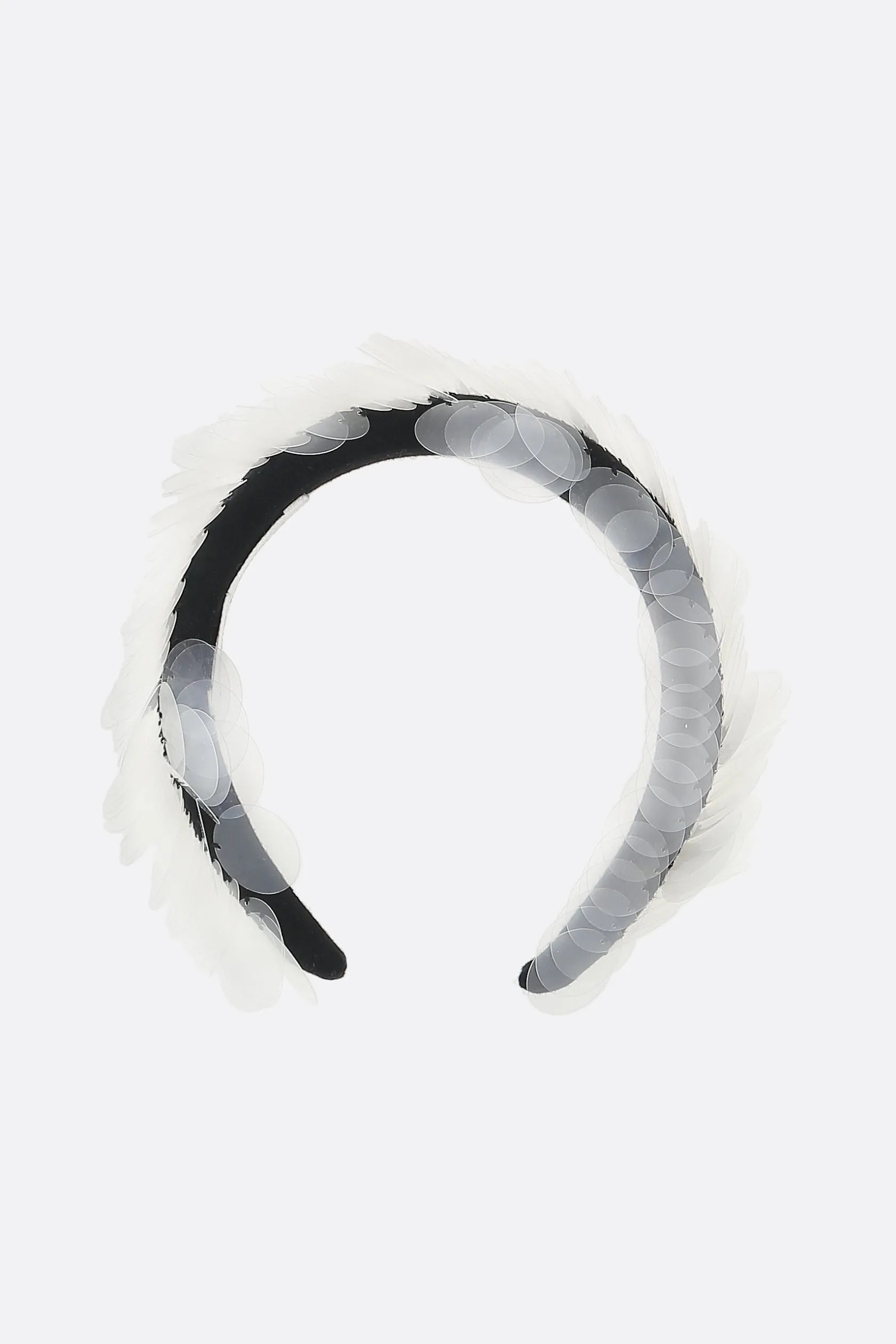 Accessori Da Indossare>NICCOLÒ PASQUALETTI cerchietto Sfocatura in velluto con paillettes Nero
