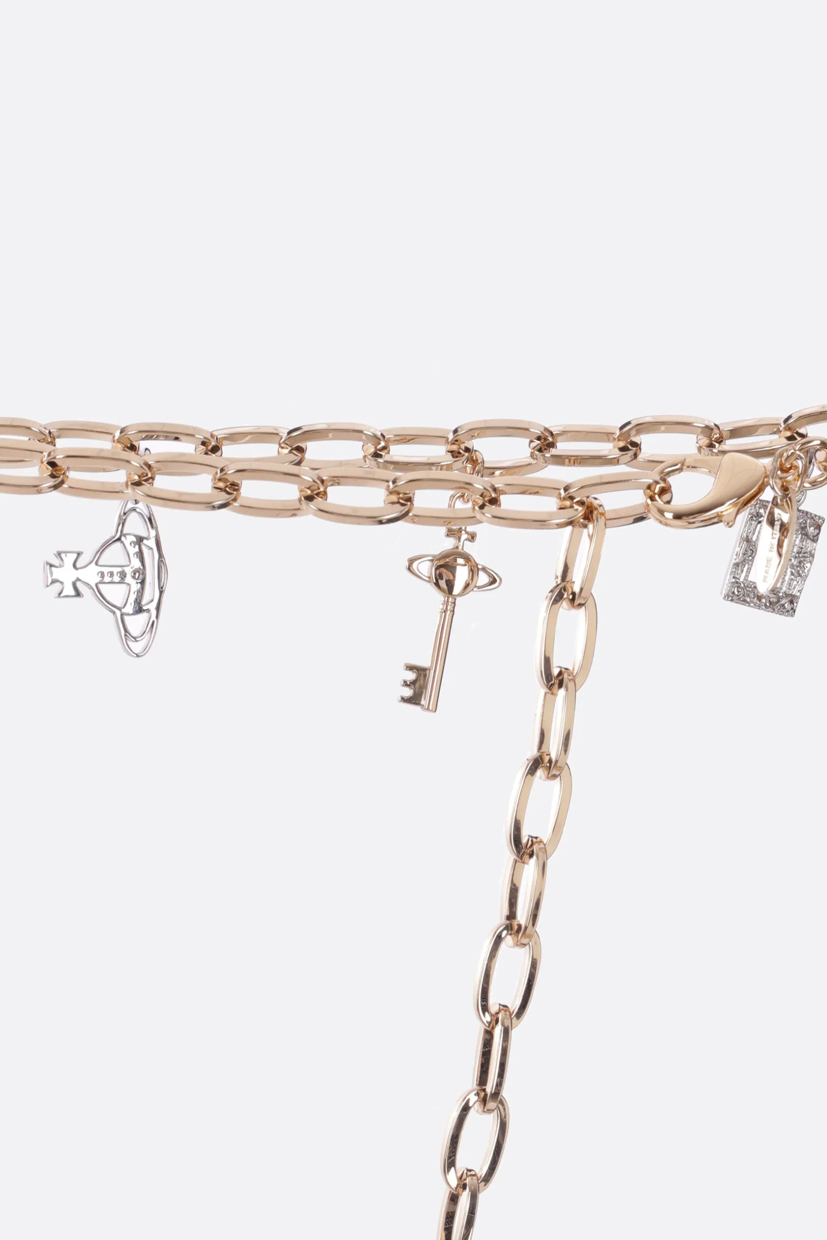 Cinture>VIVIENNE WESTWOOD cintura a catena con charm Oro
