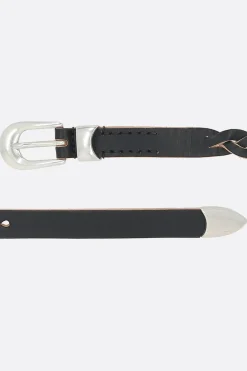 Accessori Da Indossare>OUR LEGACY cintura in pelle intrecciata Nero