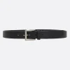 Accessori Da Indossare>YOHJI YAMAMOTO cintura in pelle liscia con logo Nero
