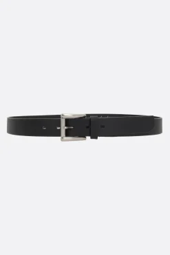 Accessori Da Indossare>YOHJI YAMAMOTO cintura in pelle liscia con logo Nero