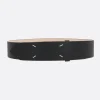 Cinture>MAISON MARGIELA cintura in pelle martellata Nero