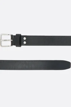 Cinture>ANN DEMEULEMEESTER cintura sottile Mape in pelle liscia Nero