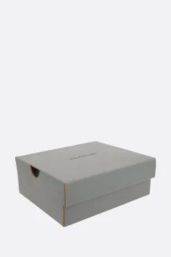 Clutch E Buste>BALENCIAGA clutch Box in pelle liscia Grigio