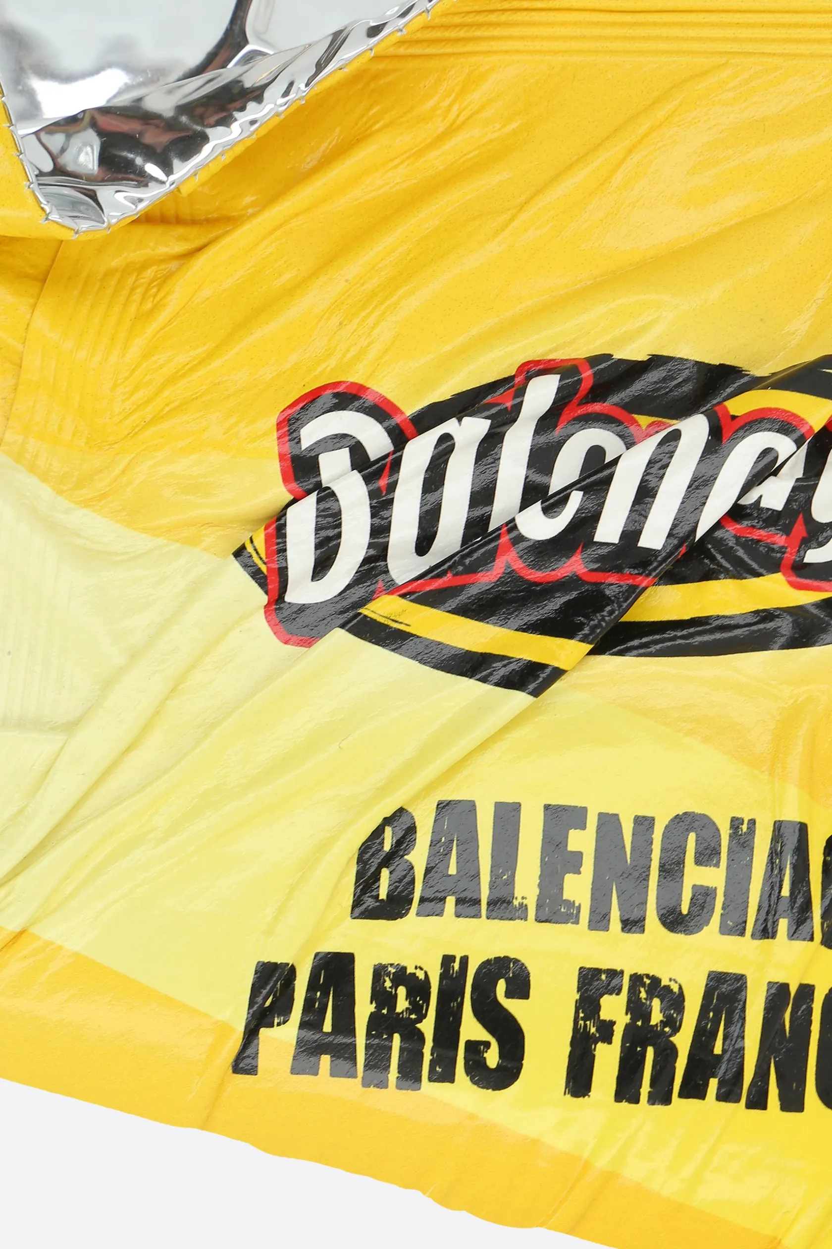 Clutch E Buste>BALENCIAGA clutch Chips in pelle lucida Giallo