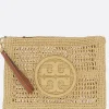 Clutch E Buste>TORY BURCH clutch Ella in rafia Neutro
