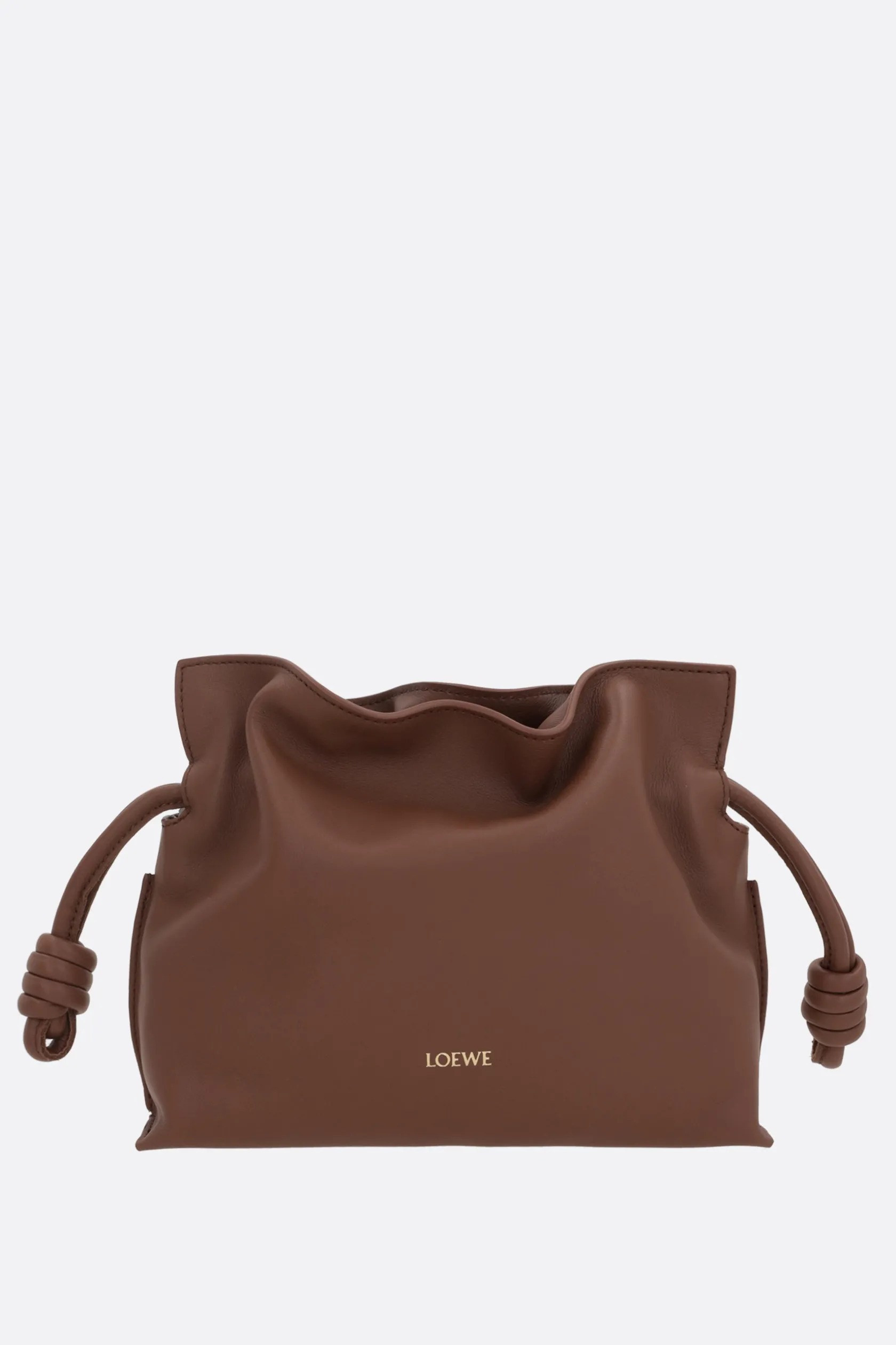 Clutch E Buste>LOEWE clutch Flamenco mini Hamster in nappa Marrone