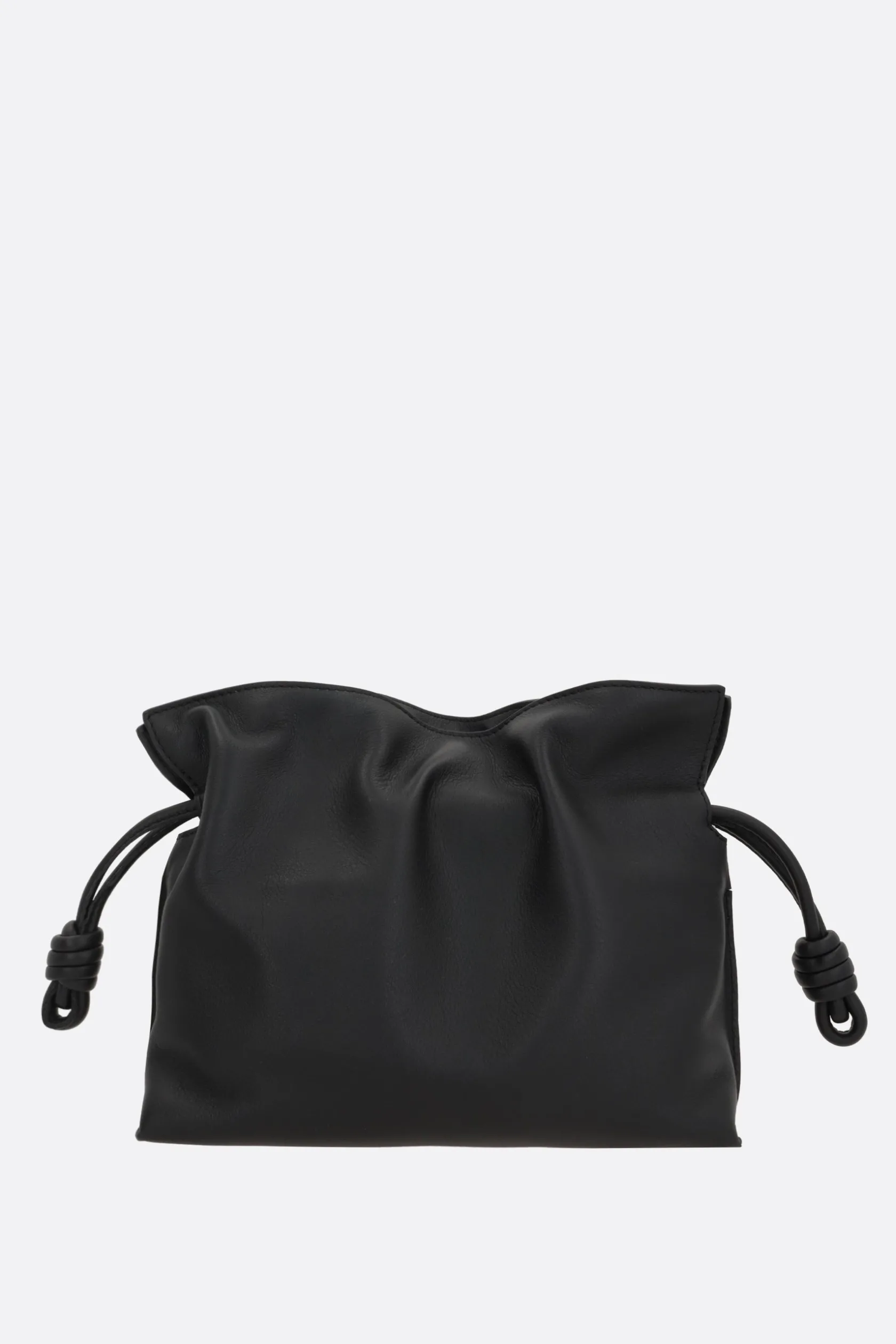 Clutch E Buste>LOEWE clutch Flamenco mini in nappa Nero