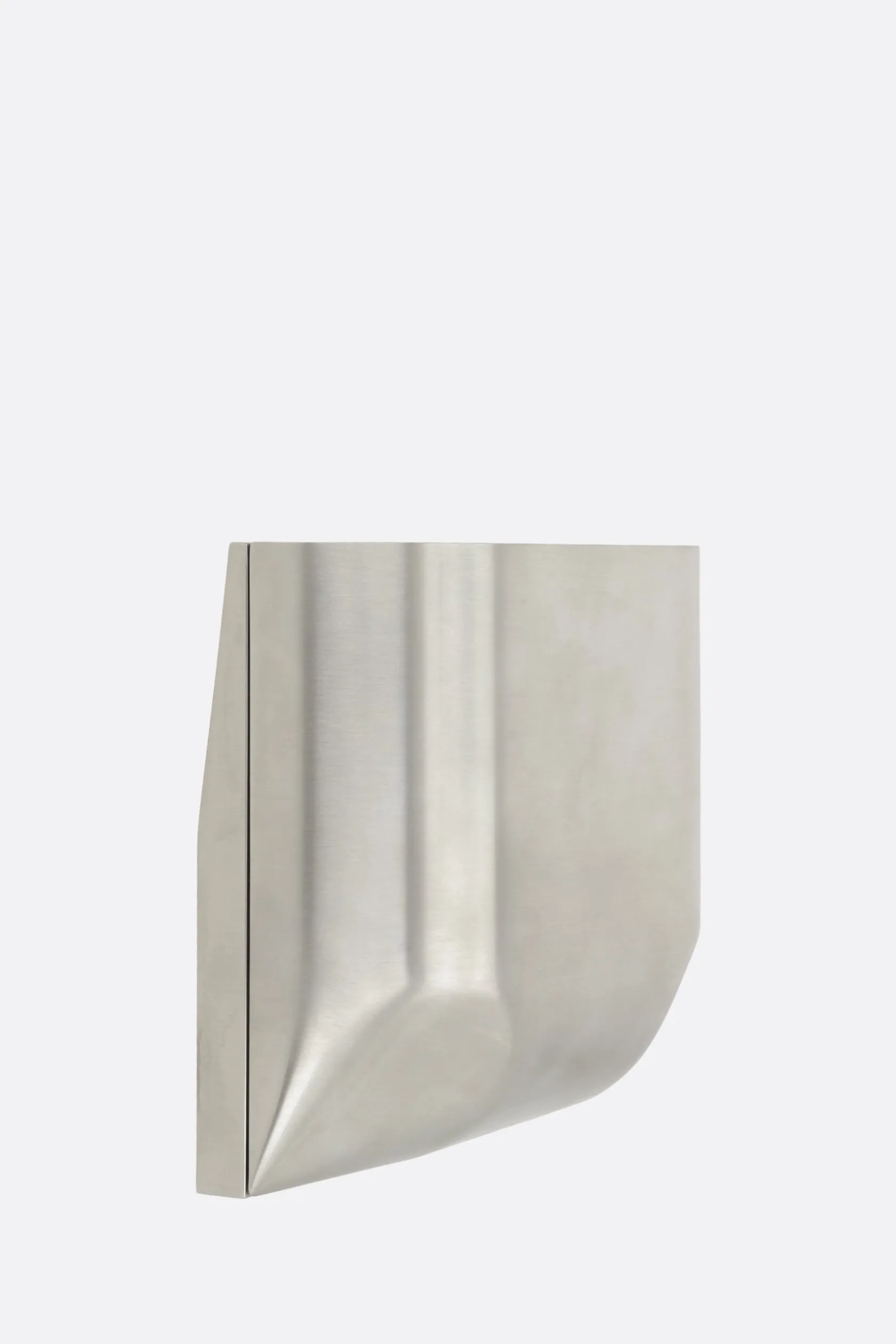 Clutch E Buste>RICK OWENS clutch Prong in metallo Argento