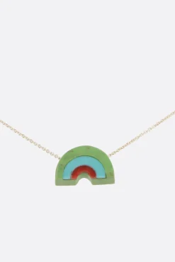 Gioielli>ALIITA collana Arcoiris Turchese in giallo Oro