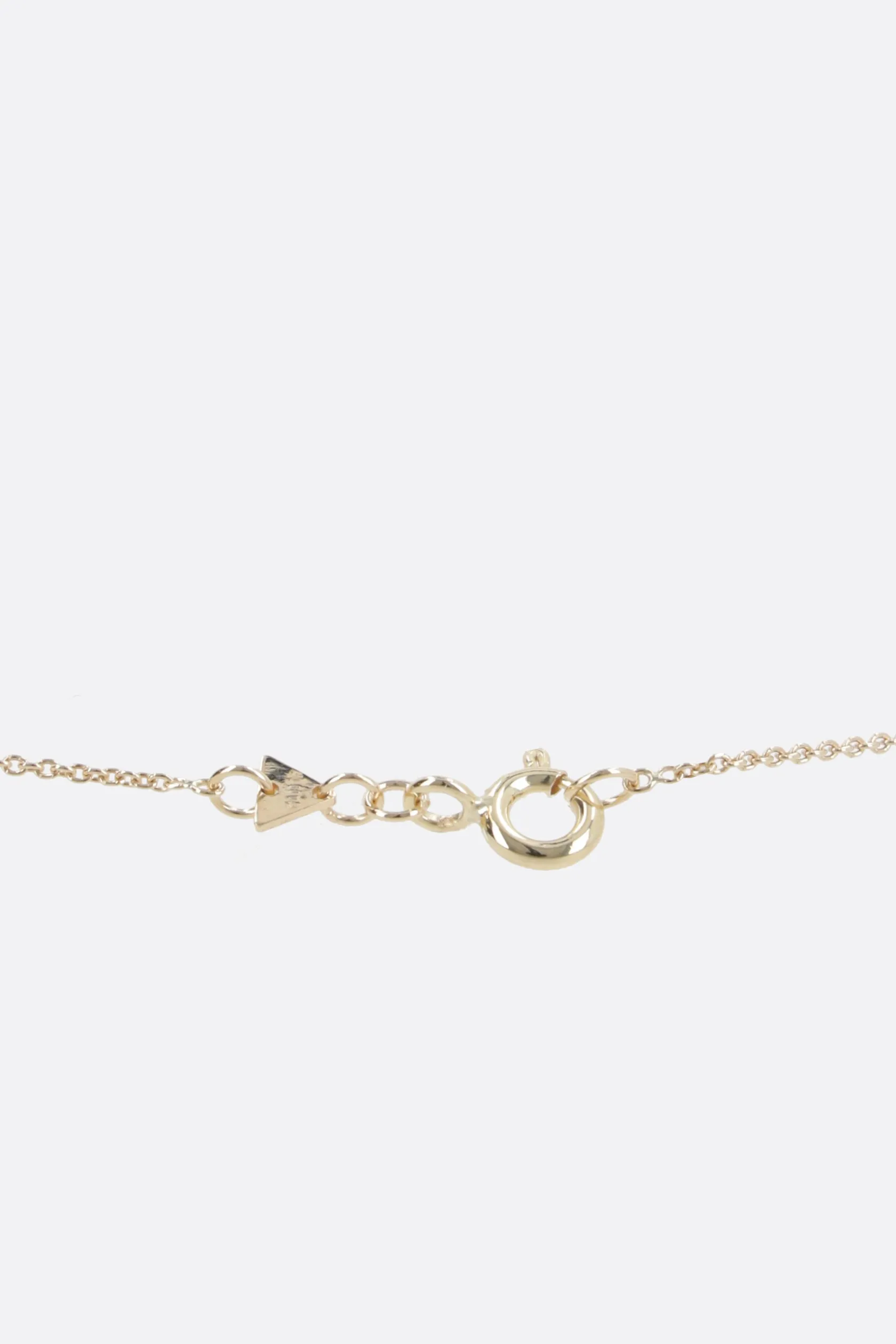 Gioielli>ALIITA collana Caballo in oro giallo smaltato Marrone