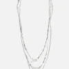 Gioielli>JIL SANDER collana I'm On Fire in ottone Argento