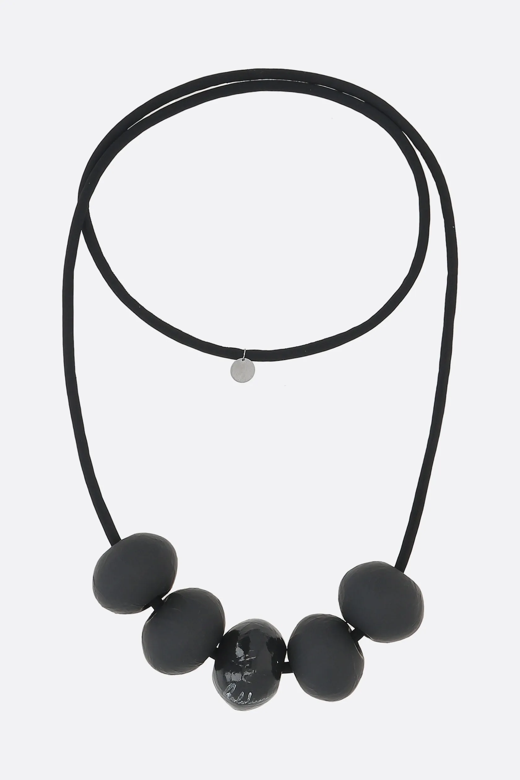 Gioielli>MARIA CALDERARA collana Infinity Loop Nero