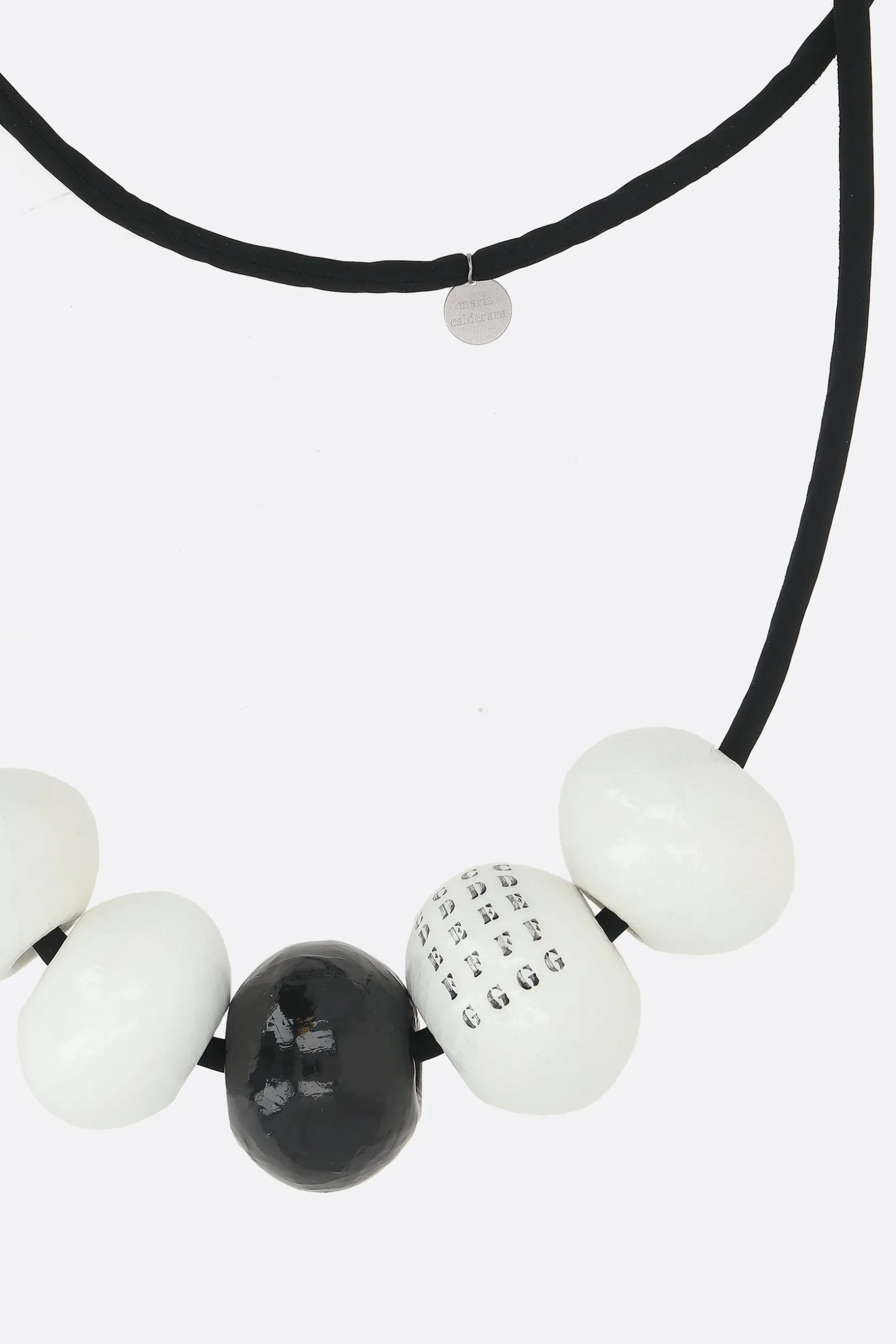 Gioielli>MARIA CALDERARA collana Infinity Loop Bianco