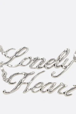 Gioielli>JIL SANDER collana Lonely Heart in ottone Argento