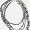 Gioielli>ANN DEMEULEMEESTER collana multicatena Bie Argento