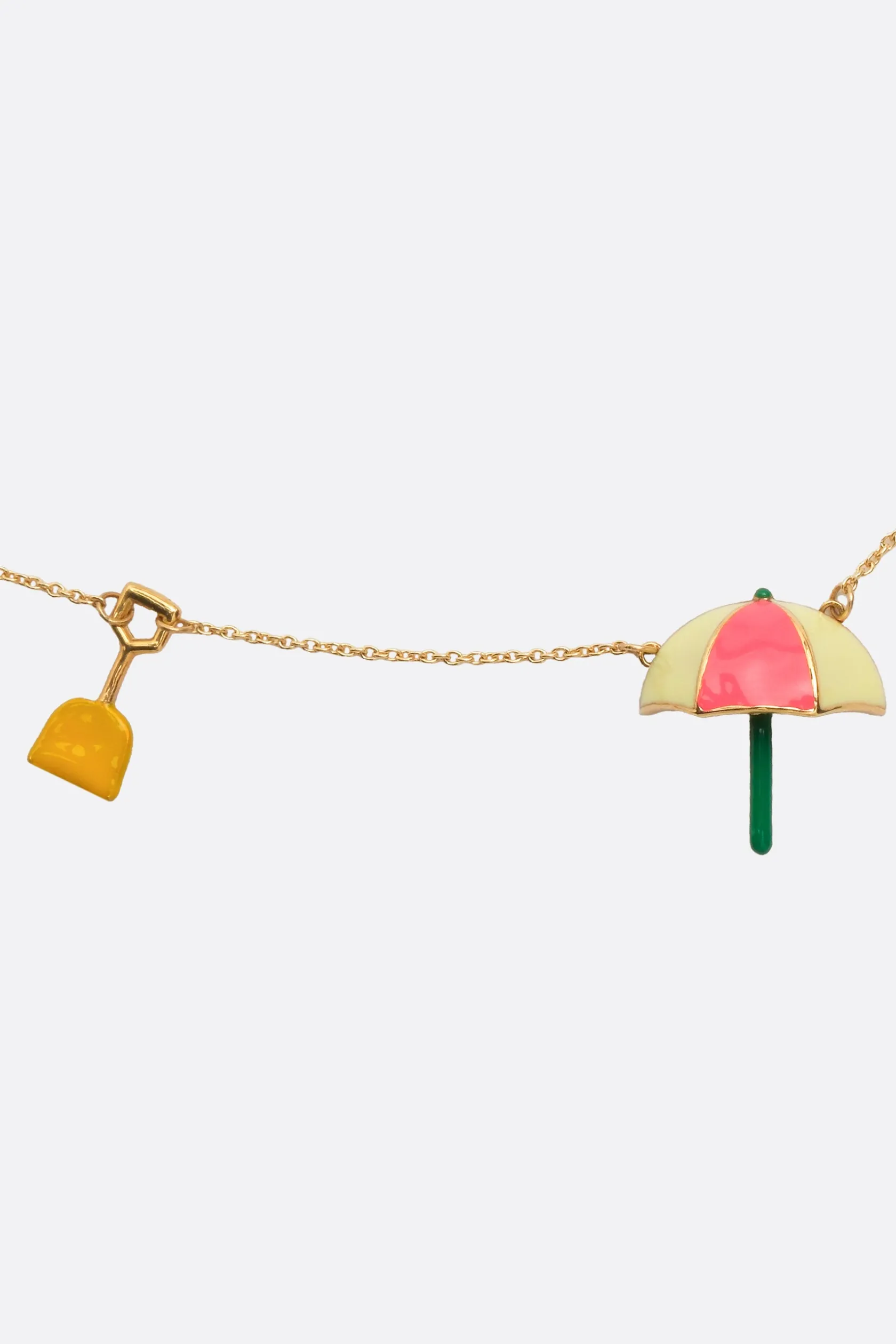 Gioielli>ALIITA collana Sombrilla Paletta in oro giallo Multicolor