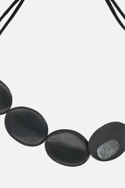 Gioielli>MARIA CALDERARA collana Thumbprint Marrone