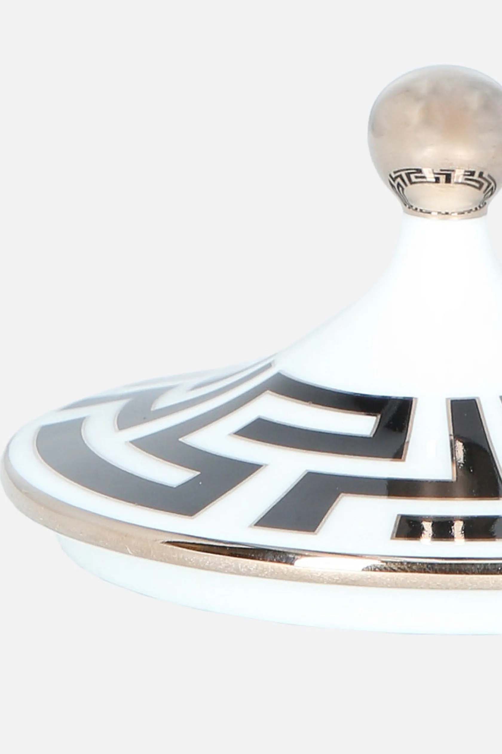 Lifestyle>GINORI 1735 coperchio tazza Labirinto in porcellana Nero