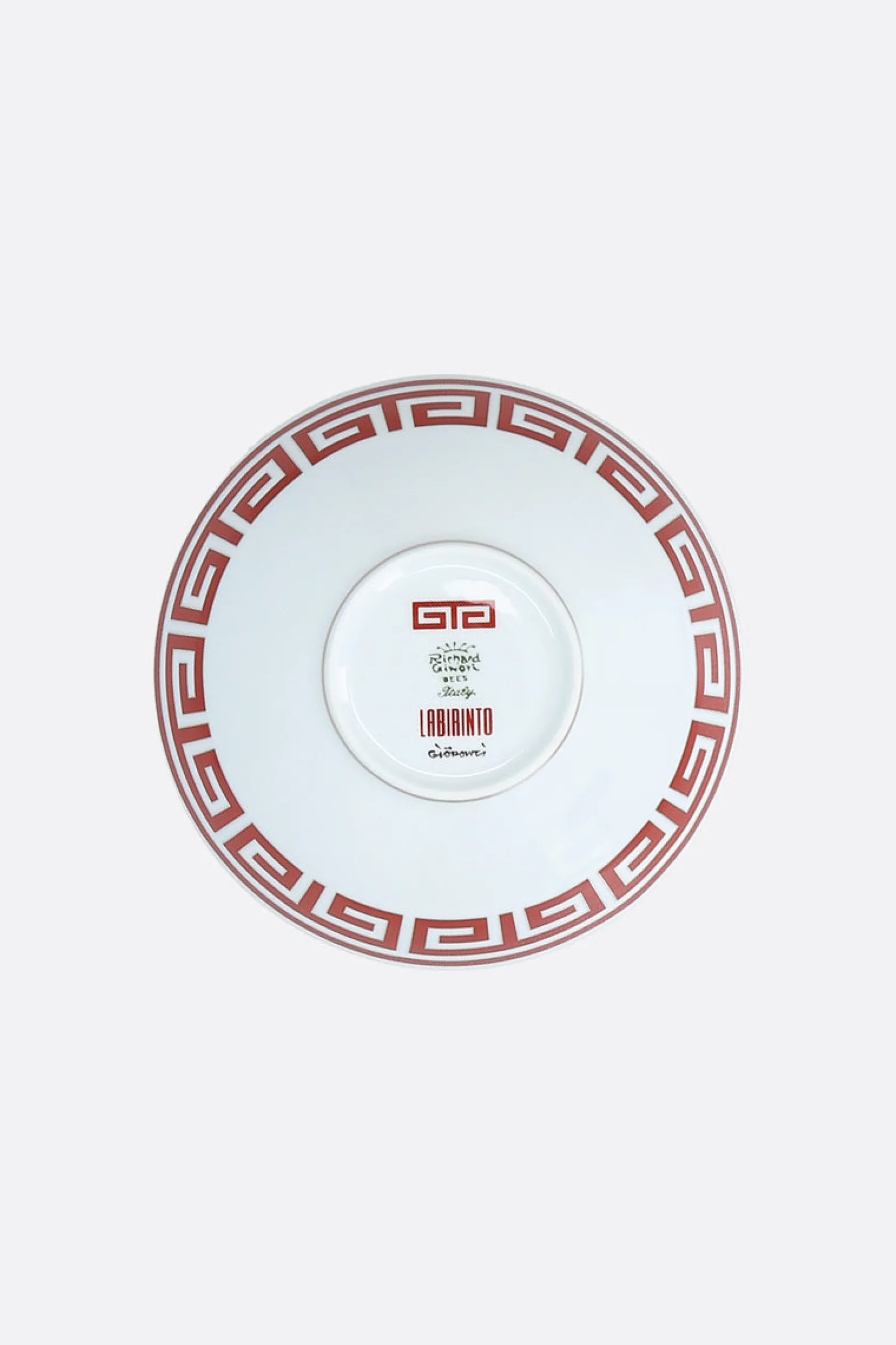 Lifestyle>GINORI 1735 coppa piccola Labirinto in porcellana Rosso
