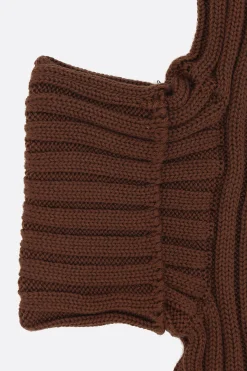 Accessori Da Indossare>NICCOLÒ PASQUALETTI coprispalle in lana a coste Marrone