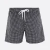 Pantaloni>SUNDEK X 10 CORSO COMO costume da bagno in lycra stampa logo Nero