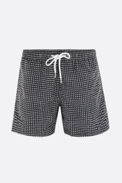 Pantaloni>SUNDEK X 10 CORSO COMO costume da bagno in lycra stampa logo Nero