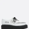 Scarpe Basse>GEORGE COX X 10 CORSO COMO creeper Gibson in pelle lucida Bianco