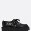 Scarpe Basse>GEORGE COX X 10 CORSO COMO creeper Gibson in pelle lucida Nero