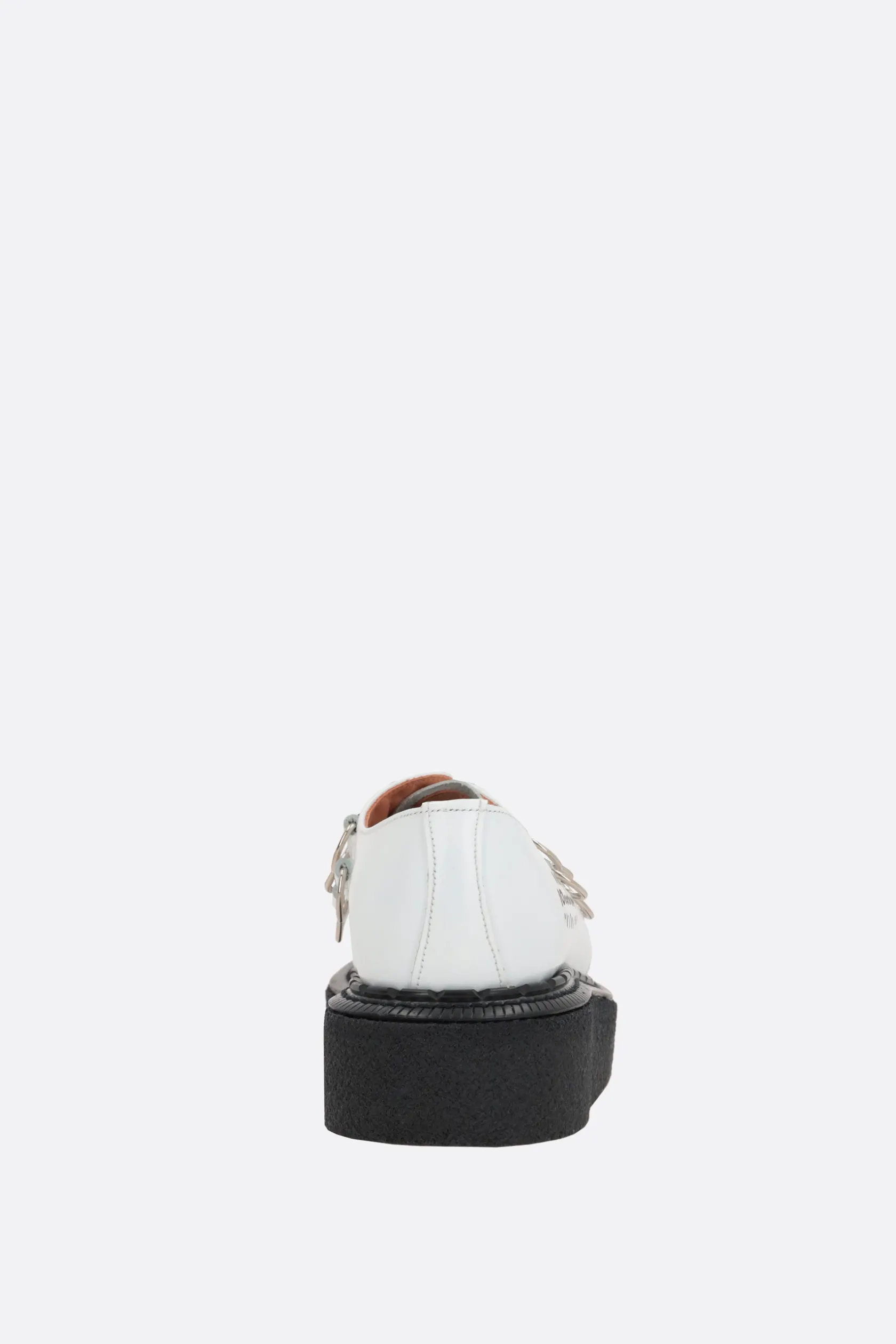 Scarpe Basse>GEORGE COX X 10 CORSO COMO creeper Gibson in pelle lucida Bianco