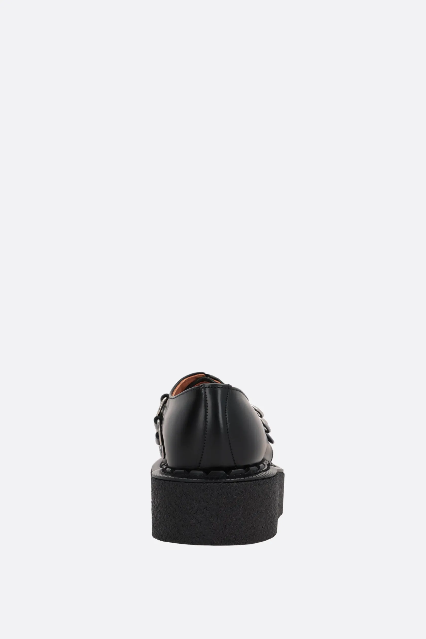 Scarpe Stringate>GEORGE COX X 10 CORSO COMO creeper Gibson in pelle lucida Nero