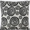 Lifestyle>10 CORSO COMO cuscino in jacquard con cerchi signature Bianco