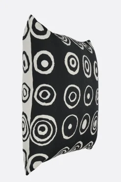 Lifestyle>10 CORSO COMO cuscino in jacquard con cerchi signature Bianco