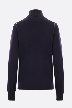 Topwear>MAISON MARGIELA dolcevita in lana Blu