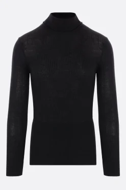 Topwear>CFCL dolcevita in lana a costine Nero
