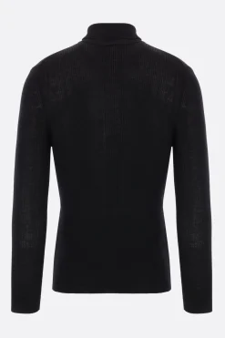 Topwear>CFCL dolcevita in lana a costine Nero