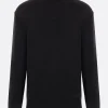 Topwear>JIL SANDER dolcevita in lana ricamo JS+ Nero